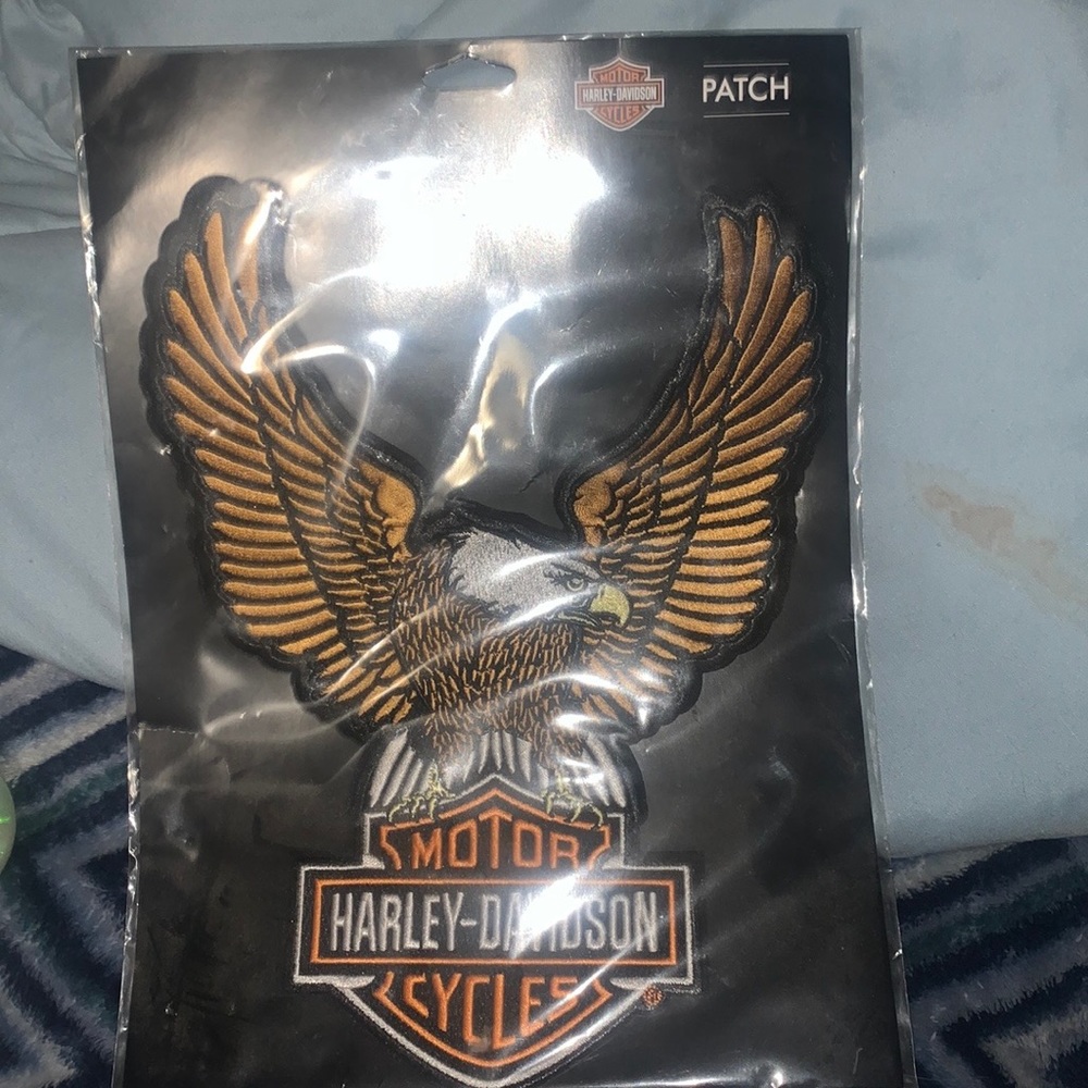 Hartley Davidson never used large patch